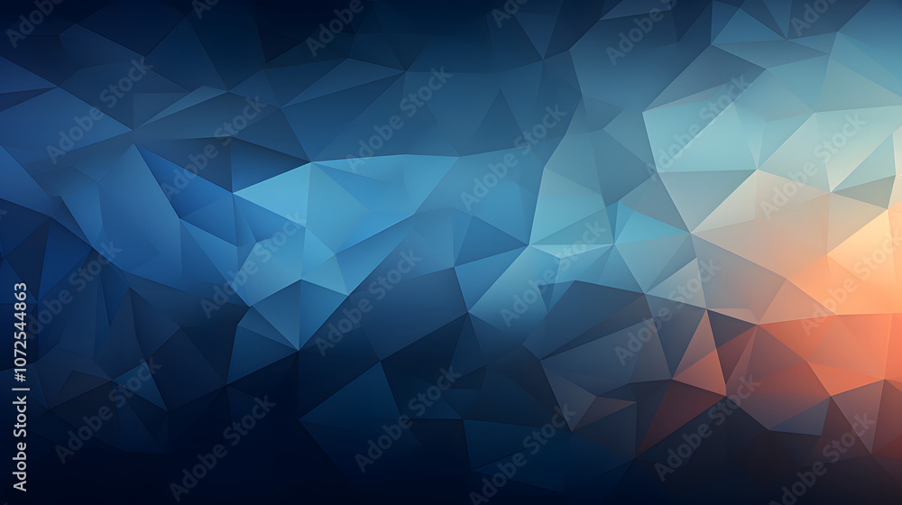 Obraz premium Minimalist 2D Abstract Design with Solid Color Background