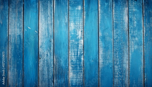 vintage beach wood background old blue color wooden plank