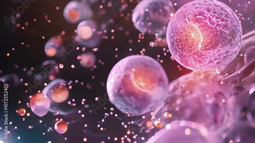 Wallpaper Mural A timelapse sequence of nuclear envelope breakdown and reformation during cell division. Torontodigital.ca