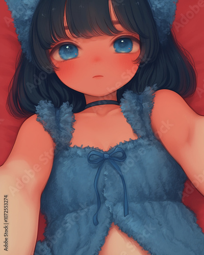 girl in a dress