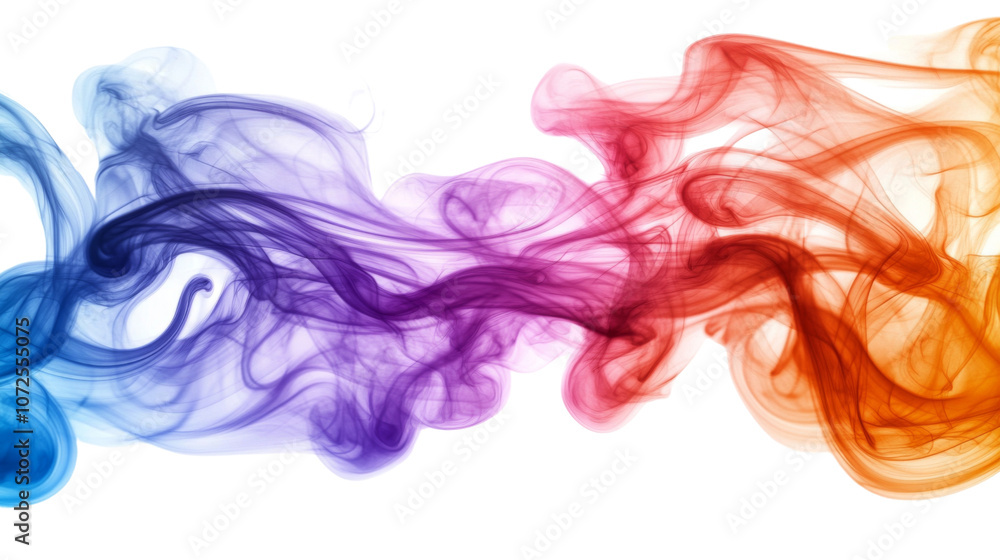 colorful smoke on a transparent background colorful smoke on a transparent background