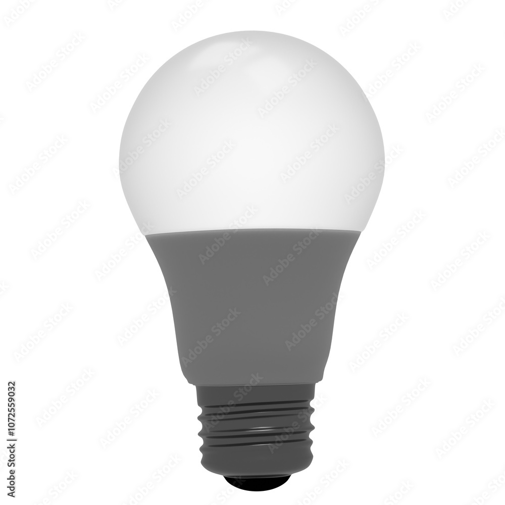 3d render light lamp bulb with transparent background 3d render light lamp bulb with transparent background