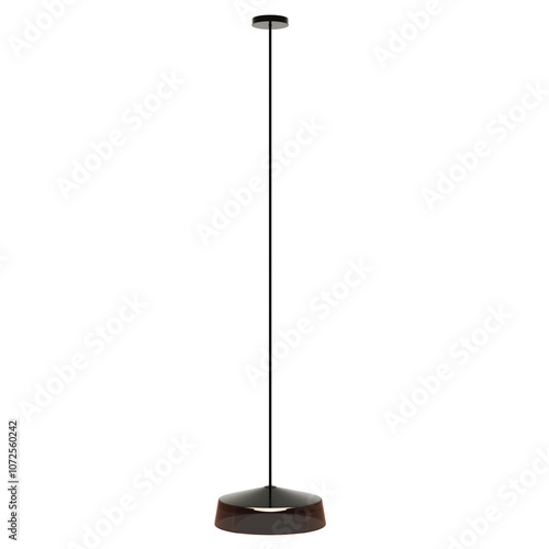 3d render chandelier pendant Ceiling Light with transparent background