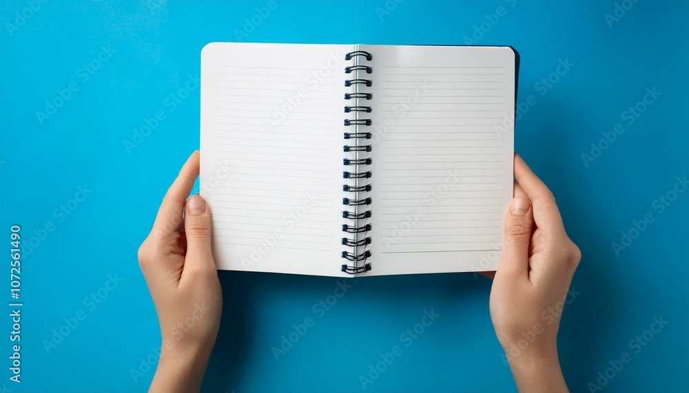hand holding notebook hand holding notebook