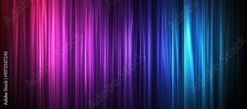 A black background with pink, purple, blue and green lights