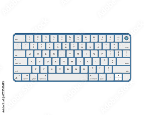 Magic Keyboard with Touch ID for Mac models with Apple Blue Color
