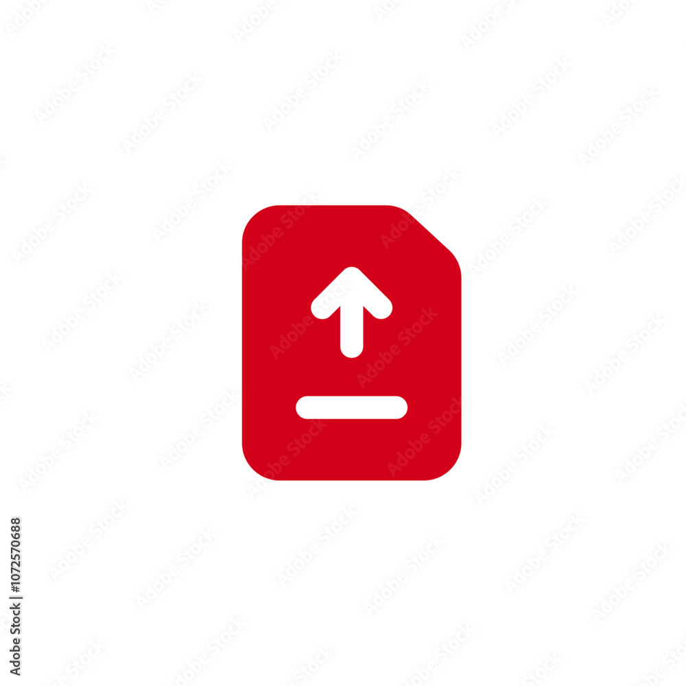 Upload icon flat vector design Upload icon flat vector design