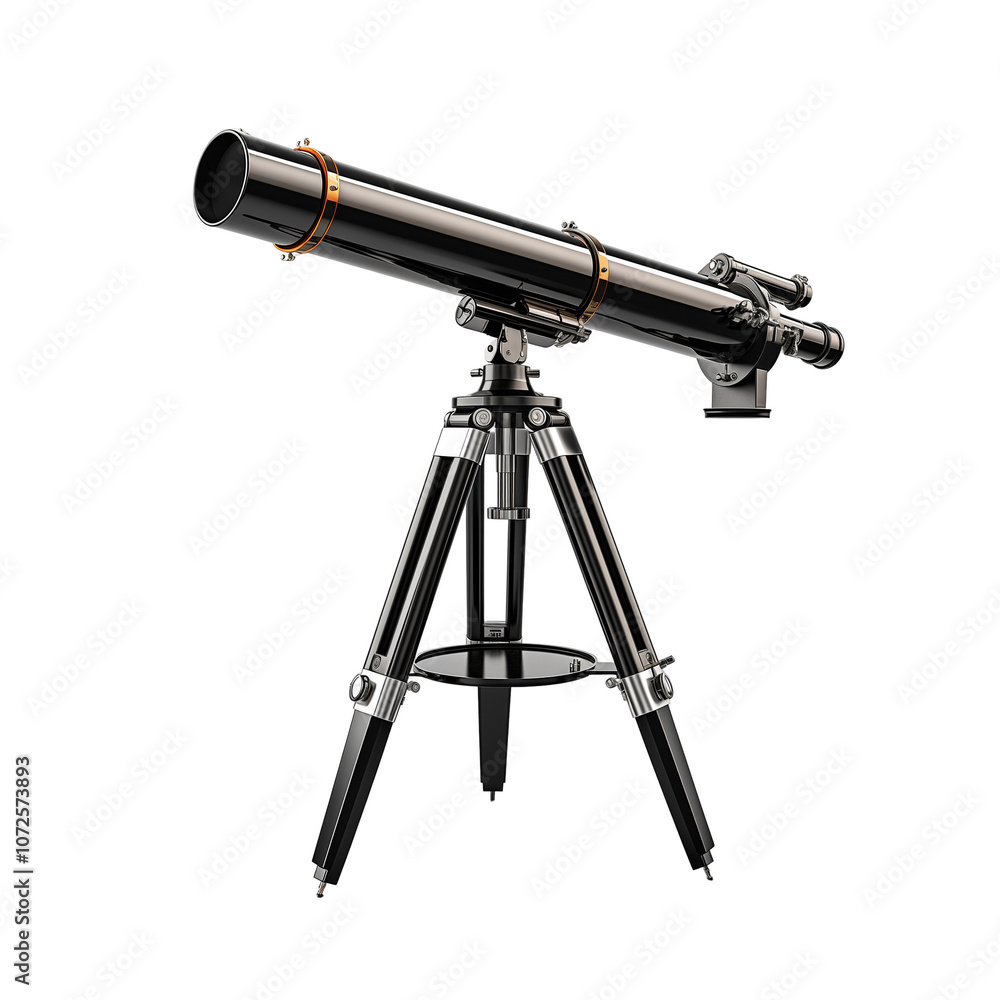 Telescope Tripod Isolated On Transparent Background Telescope Tripod Isolated On Transparent Background