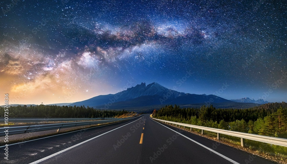 Fototapeta premium road in the night