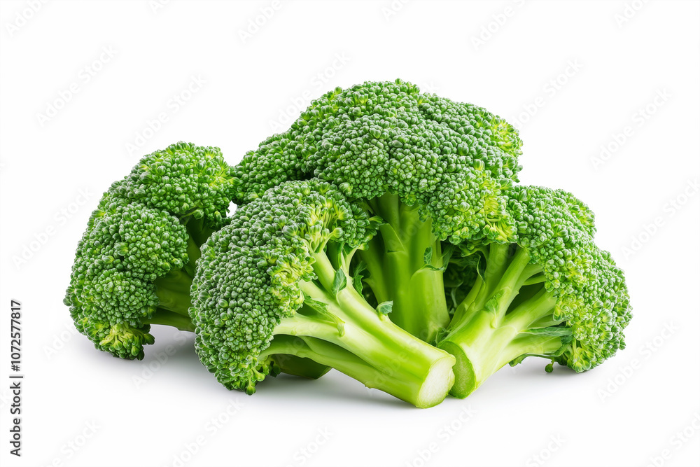 Fresh broccoli isolated on white background. Fresh broccoli isolated on white background.