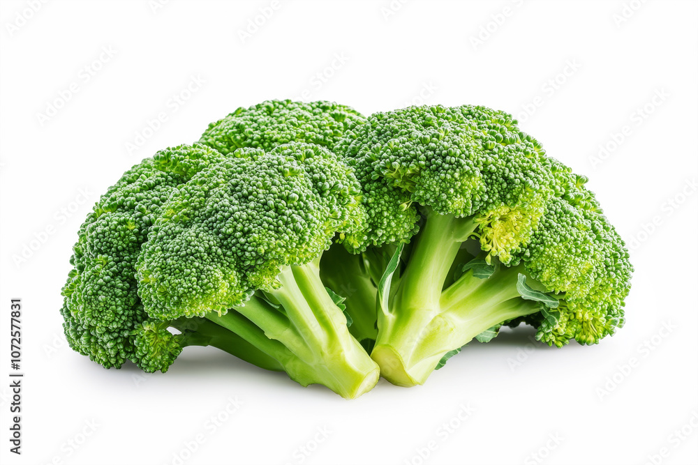 Fresh broccoli isolated on white background. Fresh broccoli isolated on white background.