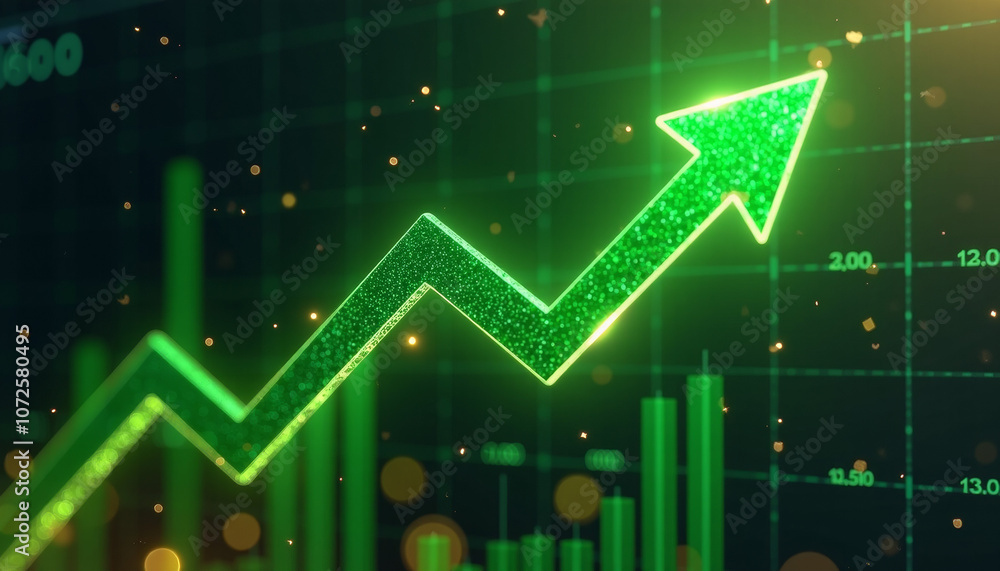 Illustrative Green Growth Chart Illustrative Green Growth Chart