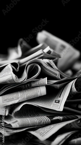 The influence of newspaper editorials on campaign endorsements copy space, theme of media influence, realistic, Composite, newspaper printing press backdrop