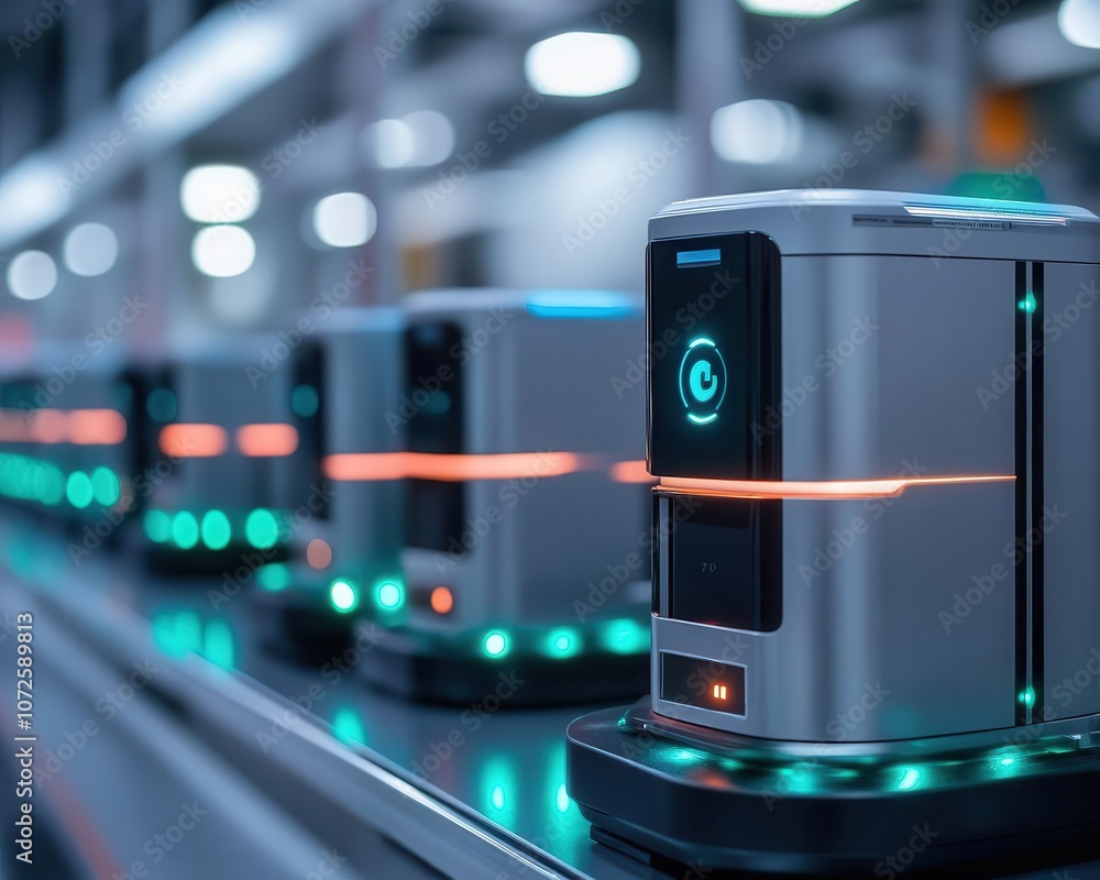 A photograph of wireless charging stations for handheld warehouse devices, Technology, Modern and practical A photograph of wireless charging stations for handheld warehouse devices, Technology, Modern and practical