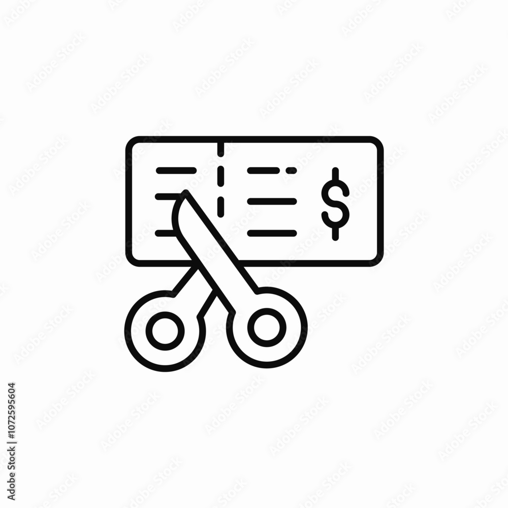 coupon cut scissors icon sign vector coupon cut scissors icon sign vector