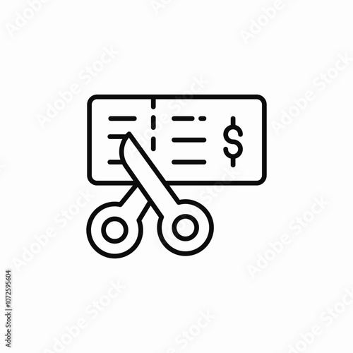 coupon cut scissors icon sign vector