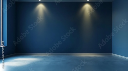 Blue light gradient background