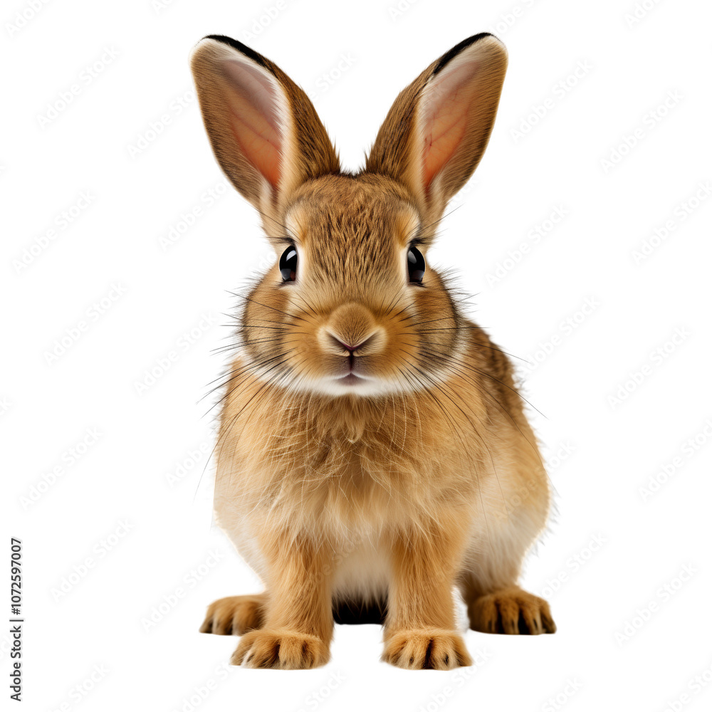 Rabbit Isolated On White Background Rabbit Isolated On White Background