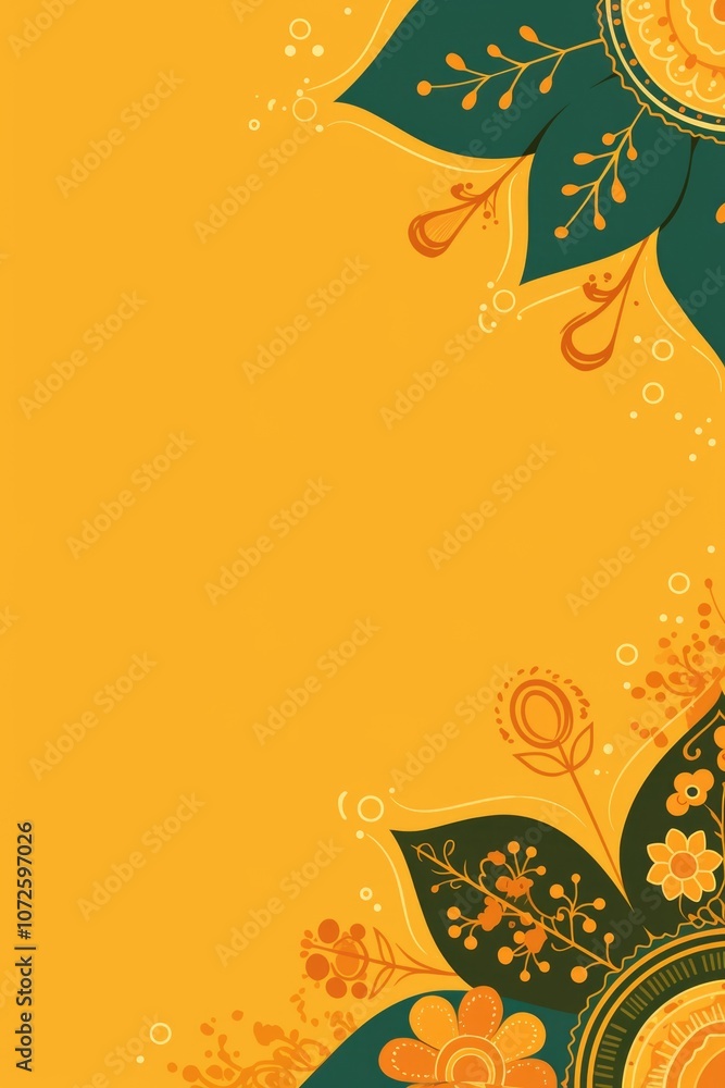Free indian flower pattern rangoli background Free indian flower pattern rangoli background