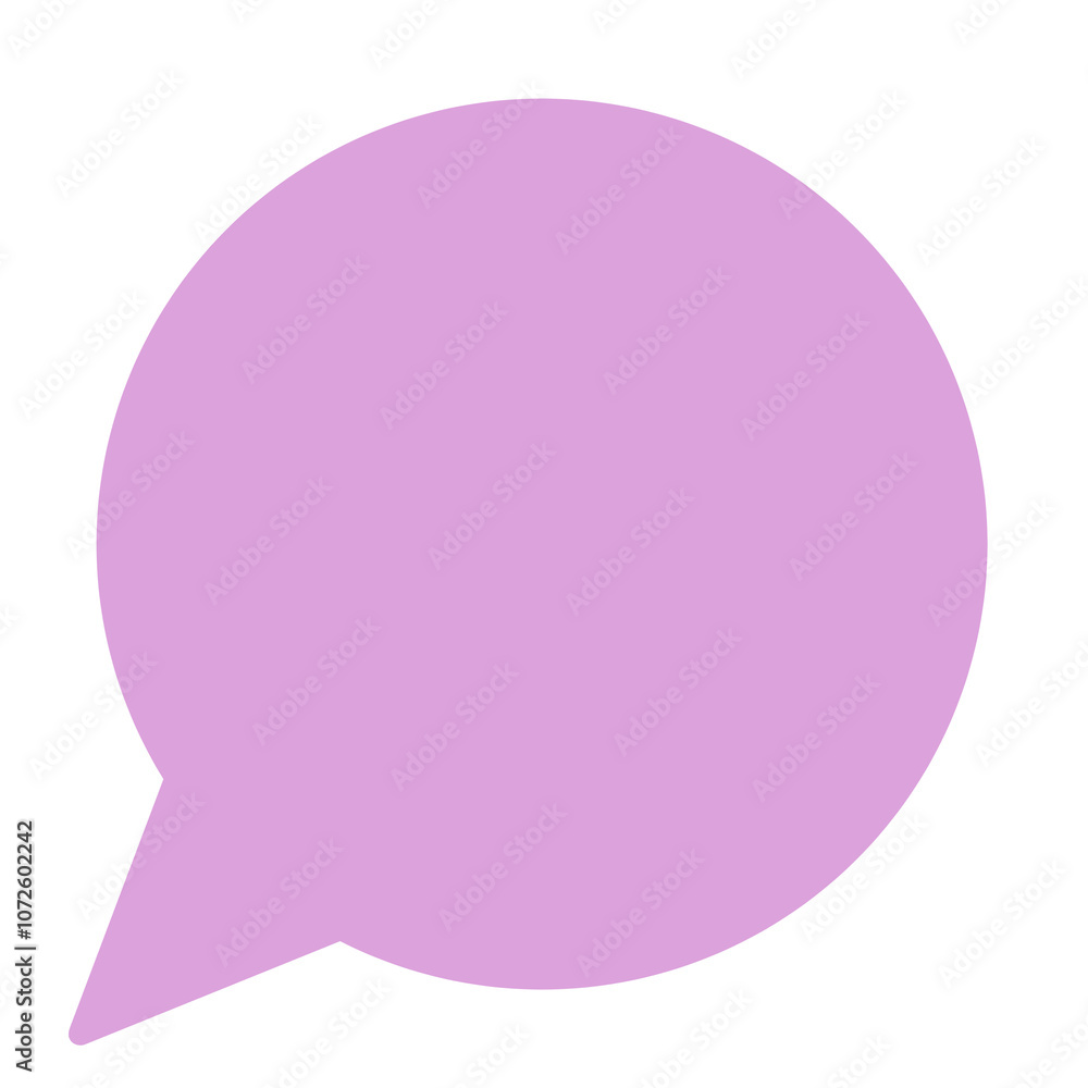 シンプルな丸い吹き出し(ピンク・線画なし) シンプルな丸い吹き出し(ピンク・線画なし)