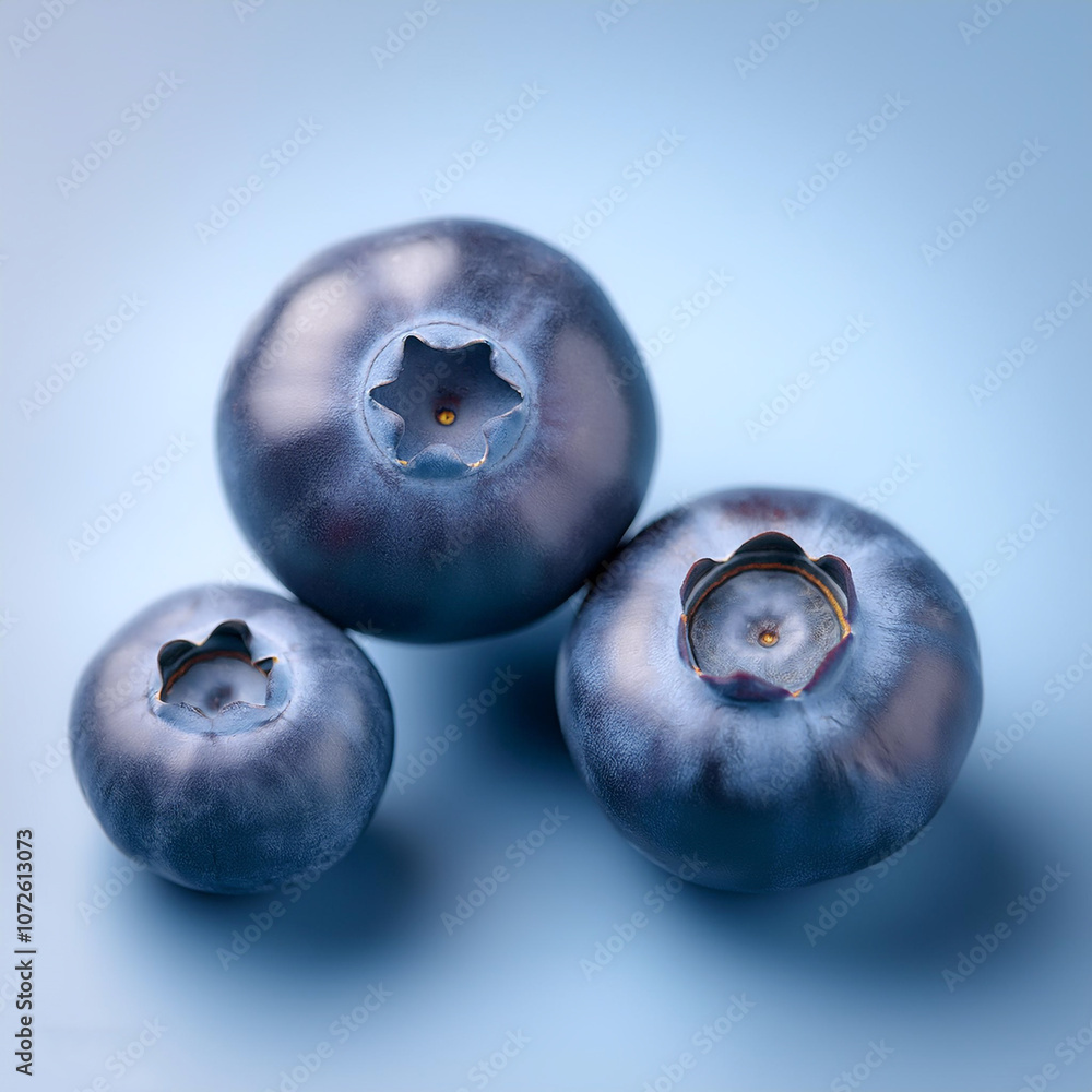 blueberry, isolated on a pastel blueberry, isolated on a pastel