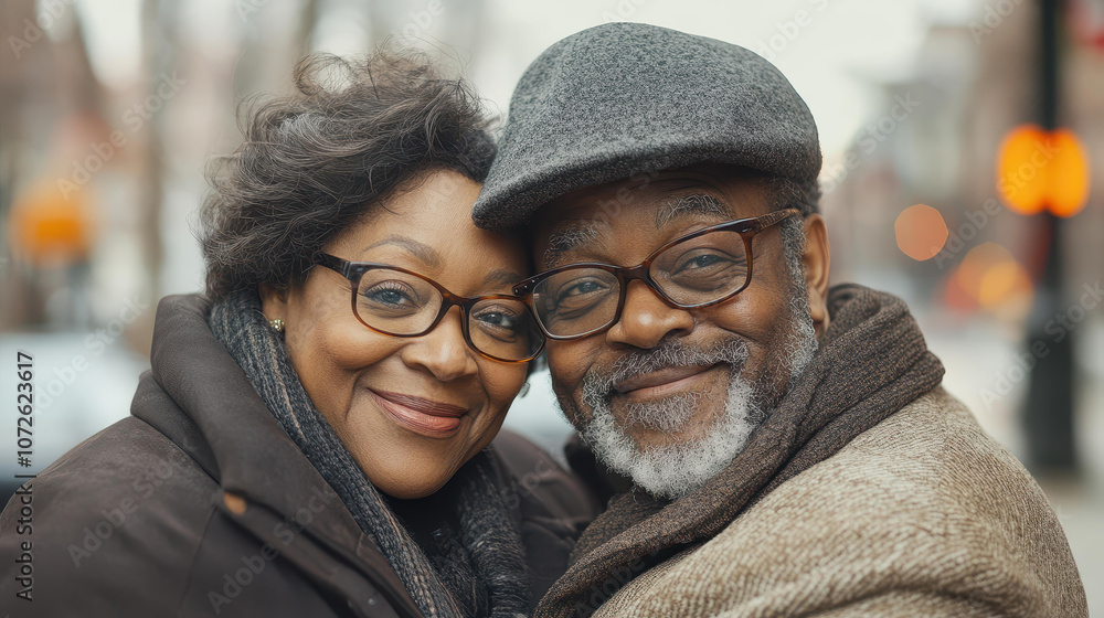 A joyful senior couple enjoys the outdoors while planning a retirement trip, surrounded by beautiful scenery. A joyful senior couple enjoys the outdoors while planning a retirement trip, surrounded by beautiful scenery.