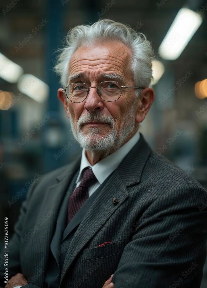 Erfahrener Geschäftsmann Porträt grauer Anzug seriöser Ausdruck reife Ausstrahlung Brille professionelles Auftreten charismatischer Senior Business Profi Vertrauen Weisheit Eleganz klassischer Stil Erfahrener Geschäftsmann Porträt grauer Anzug seriöser Ausdruck reife Ausstrahlung Brille professionelles Auftreten charismatischer Senior Business Profi Vertrauen Weisheit Eleganz klassischer Stil