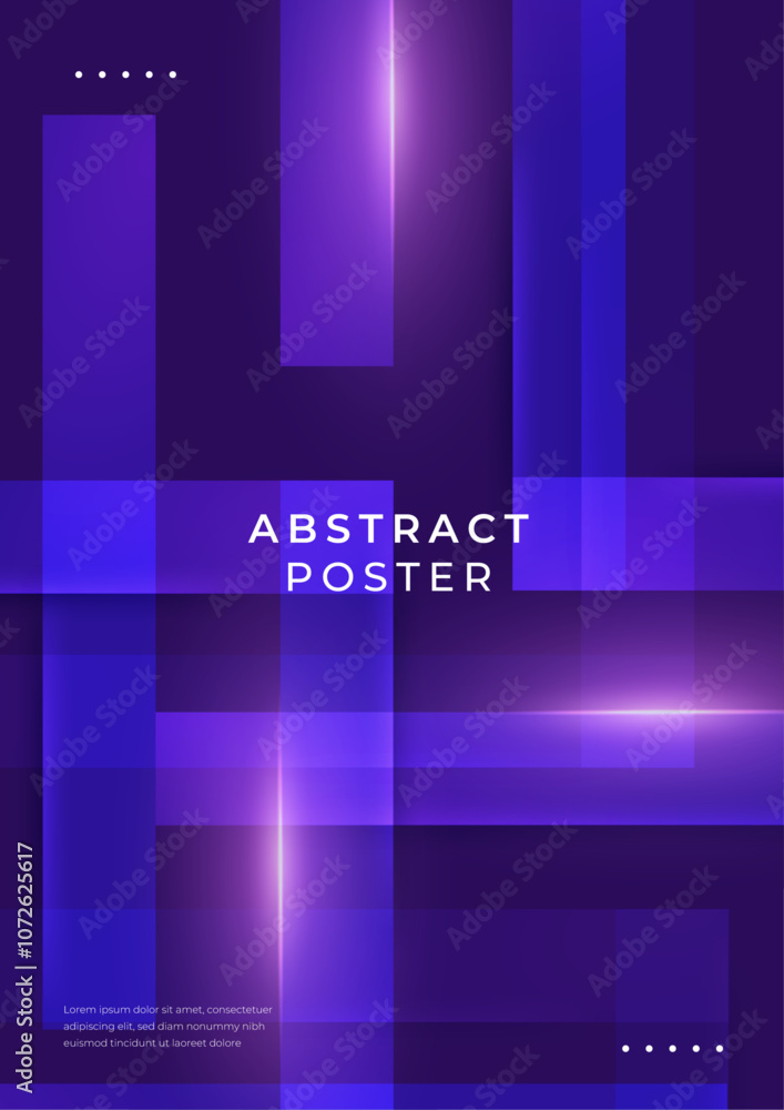Abstract Geometric Poster Design With Vibrant Gradient Colors Abstract Geometric Poster Design With Vibrant Gradient Colors
