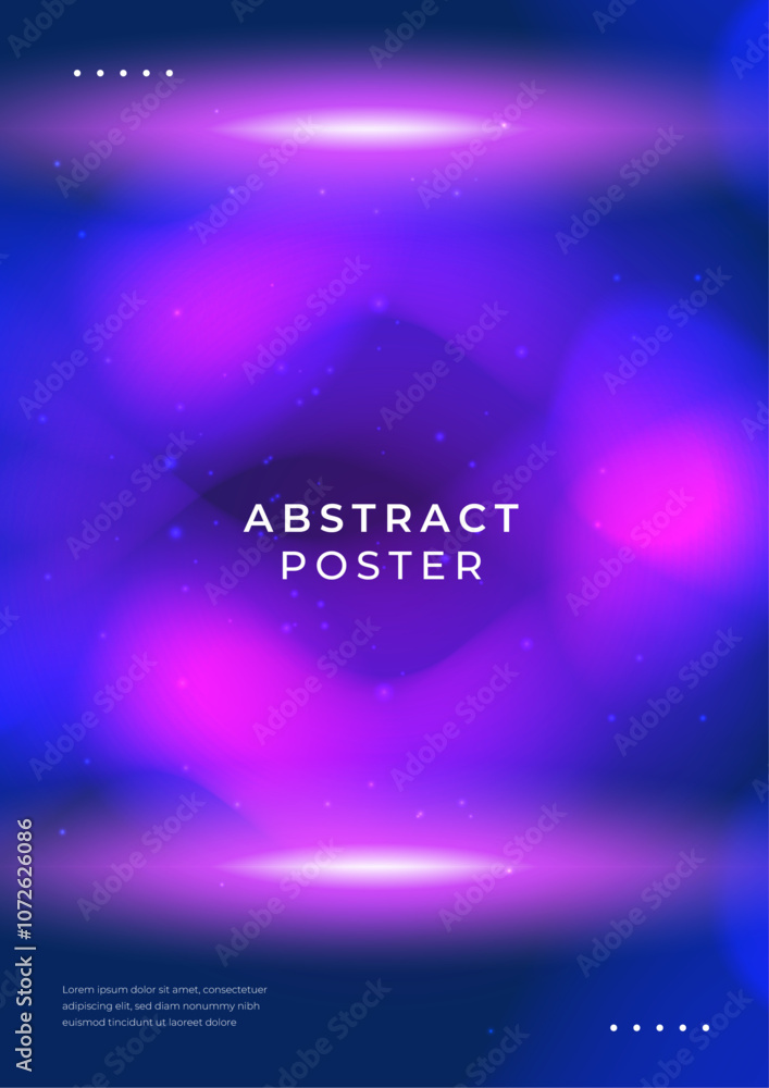 Vibrant Geometric Colorful Abstract Poster Design Template Vibrant Geometric Colorful Abstract Poster Design Template