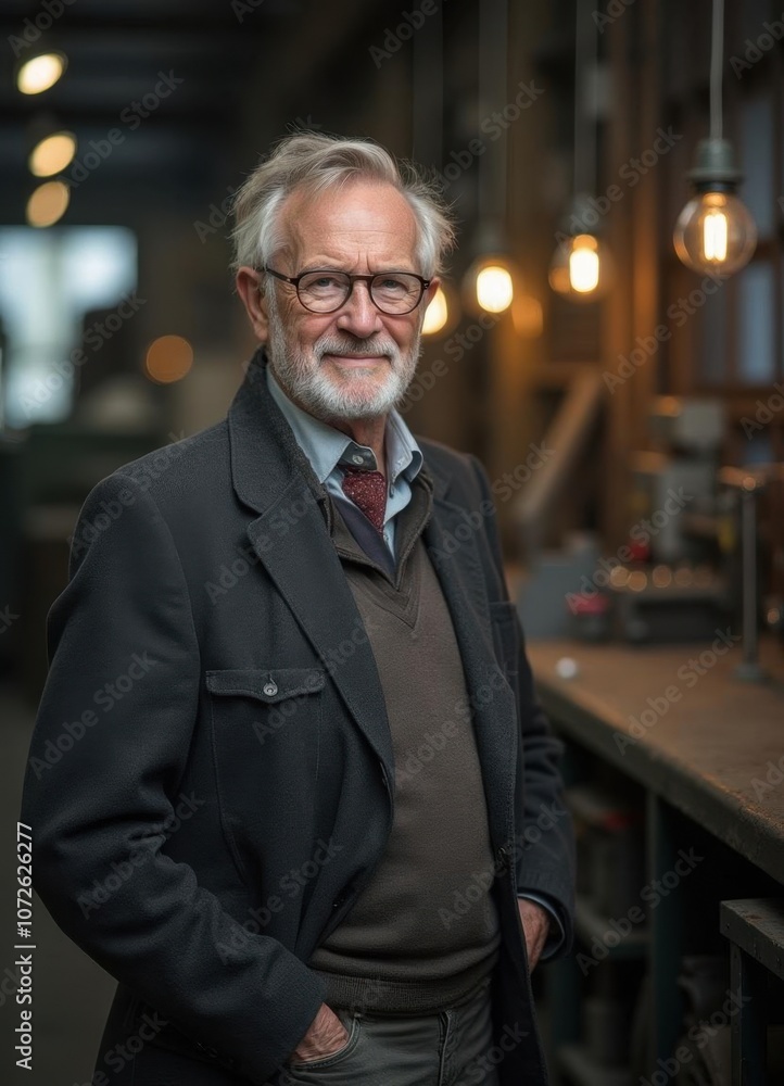 Erfahrener Geschäftsmann Porträt grauer Anzug seriöser Ausdruck reife Ausstrahlung Brille professionelles Auftreten charismatischer Senior Business Profi Vertrauen Weisheit Eleganz klassischer Stil Erfahrener Geschäftsmann Porträt grauer Anzug seriöser Ausdruck reife Ausstrahlung Brille professionelles Auftreten charismatischer Senior Business Profi Vertrauen Weisheit Eleganz klassischer Stil