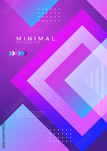 Vibrant Abstract Poster Design with Gradient Colors. A modern abstract poster featuring dynamic creating a vibrant and futuristic aesthetic. Perfect for creative projects, digital art