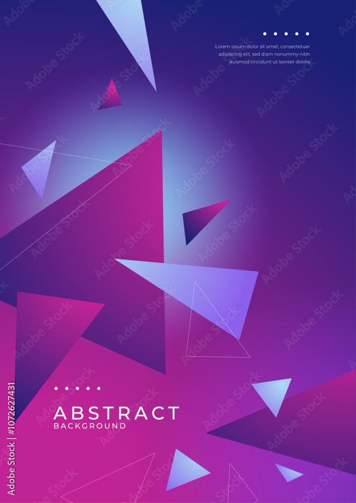 Vibrant Abstract Background With Geometric Shapes and Gradients. Ideal for modern presentations, digital art, and creative projects, evoking a sense of movement and innovation Vibrant Abstract Background With Geometric Shapes and Gradients. Ideal for modern presentations, digital art, and creative projects, evoking a sense of movement and innovation