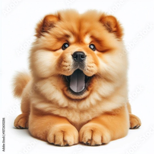 Erschrockener Chow Chow