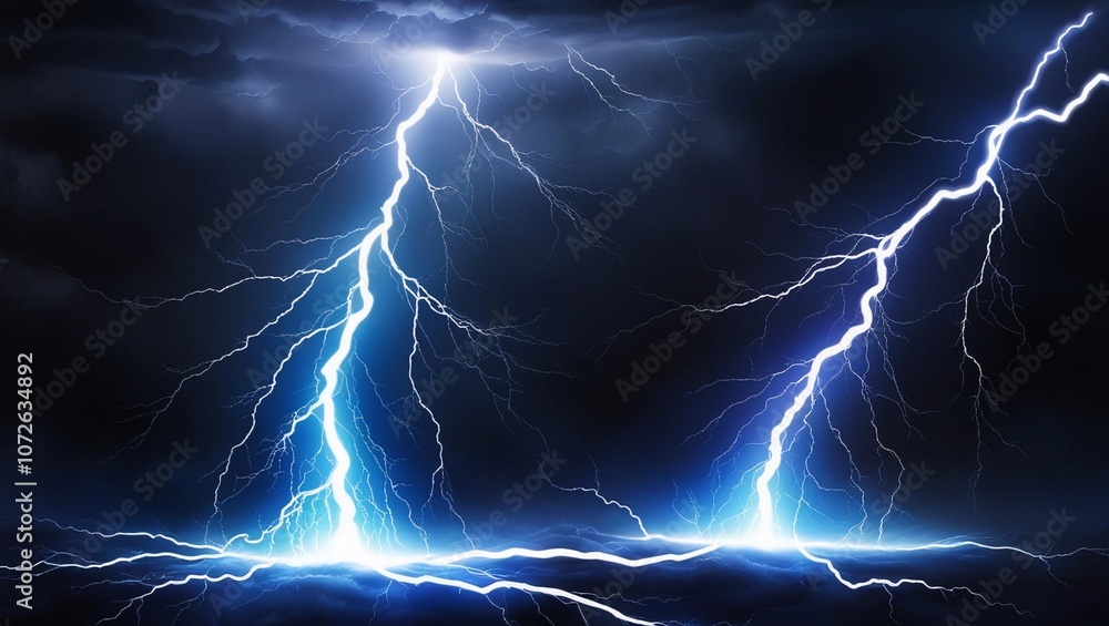 electric thunder lightning bolts against dark background dynamic natural energy concept electric thunder lightning bolts against dark background dynamic natural energy concept