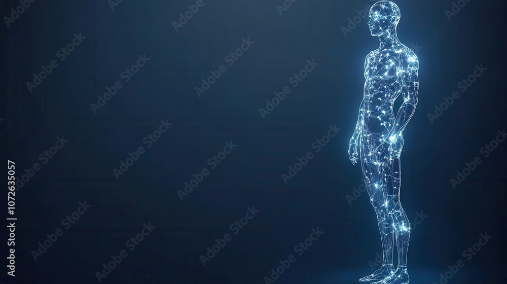 Explore the fascinating world of abstract doctor figures surrounded by glowing blue shapes and their significance in modern medical visualizations Explore the fascinating world of abstract doctor figures surrounded by glowing blue shapes and their significance in modern medical visualizations