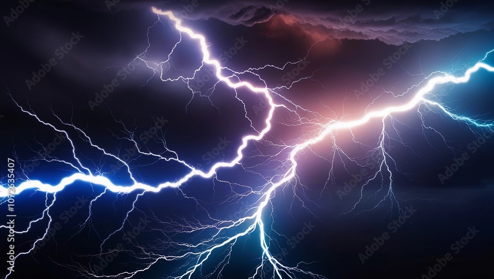 electric thunder lightning bolts against dark background dynamic natural energy concept electric thunder lightning bolts against dark background dynamic natural energy concept