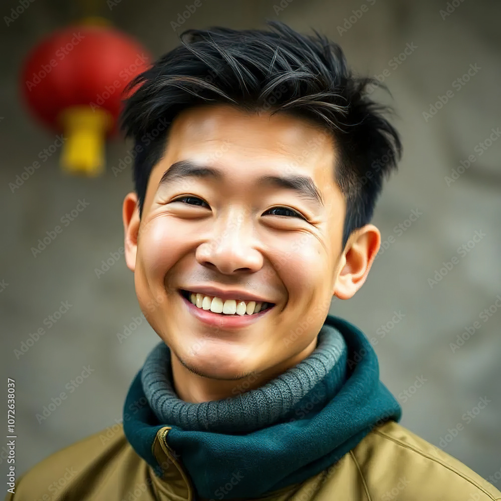 Portrait of happy asian young man
Portrait of happy asian young man