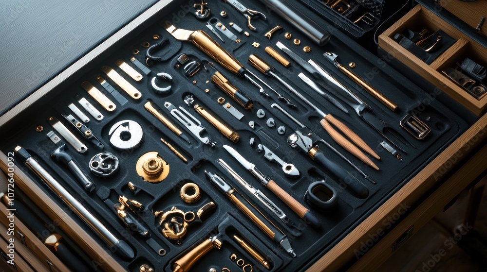 Organizer with tools Organizer with tools
