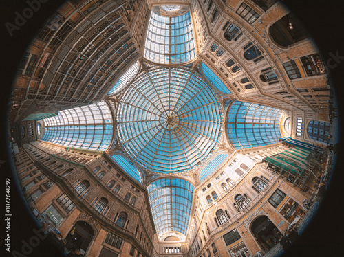 gallery, galleria umberto I naples, napoli, italy