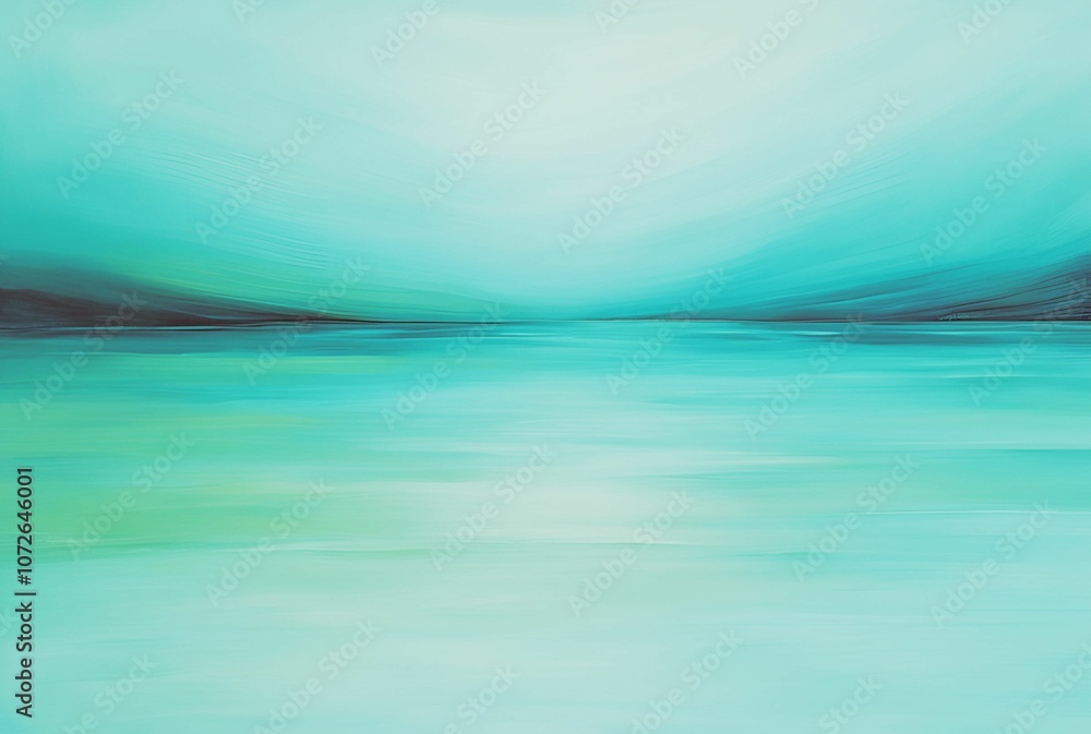 Fototapeta premium Gradient teal, green, blue background with rough grainy texture, empty space, template, wallpaper, grunge 