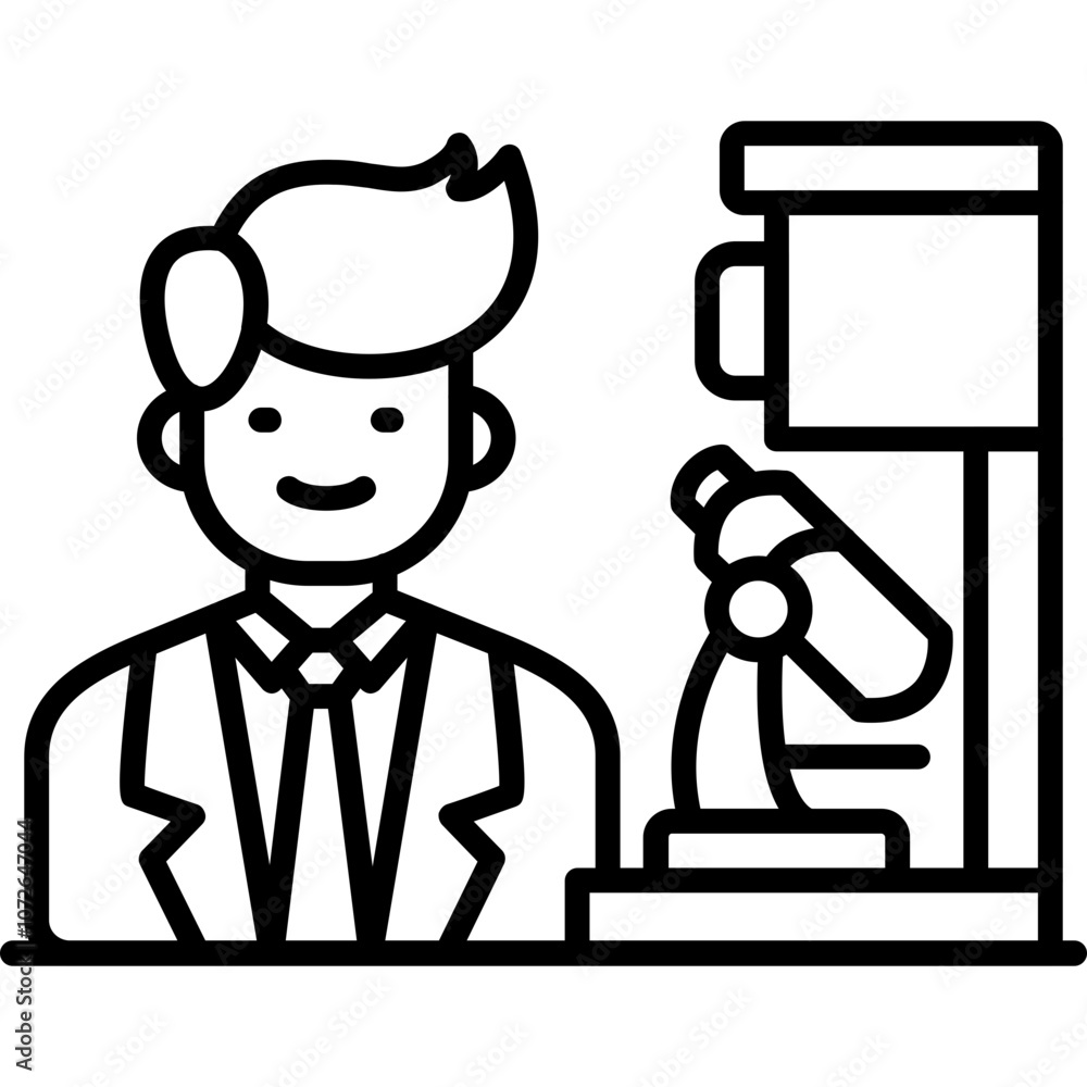 Laboratory Scientist Icon Laboratory Scientist Icon