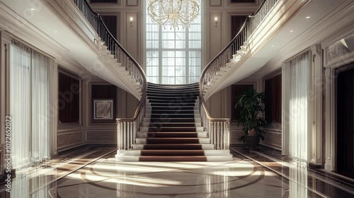 stairs in a luxury home