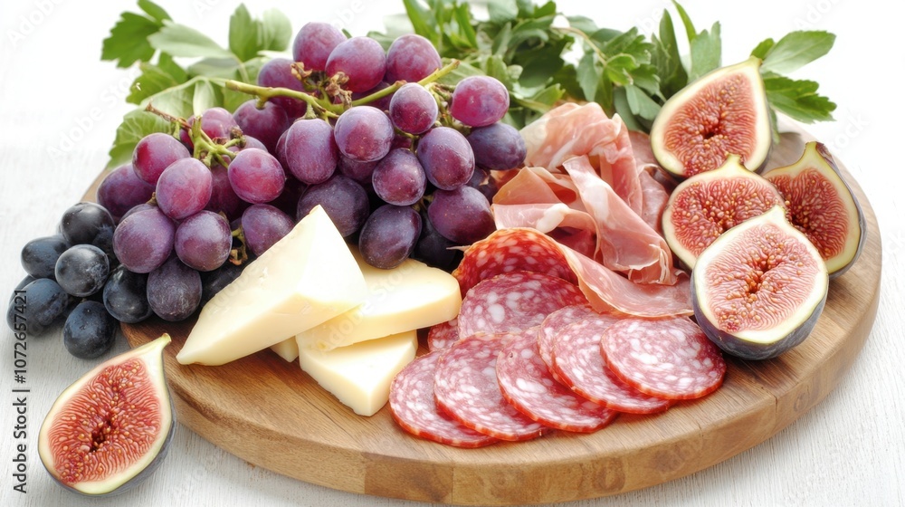 Fresh Fruit and Charcuterie Board Arrangement Fresh Fruit and Charcuterie Board Arrangement