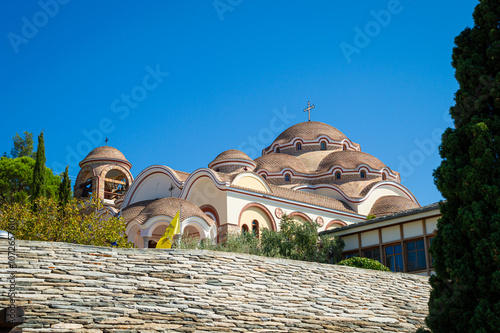 Archangel Michael Monastery in Thassos island Greece photo