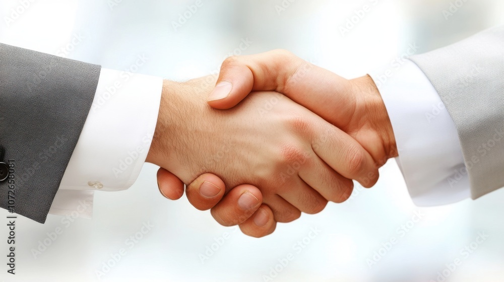 Professional Handshake in Business Setting Professional Handshake in Business Setting