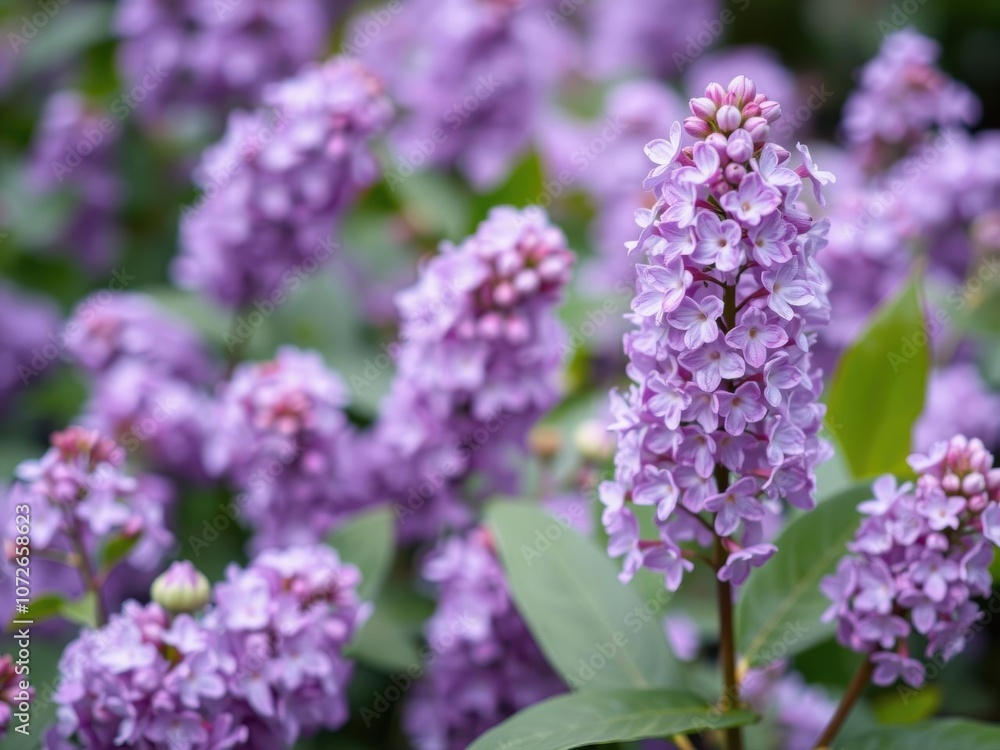 Beautiful floral spring background featuring vibrant purple lilac flowers in full bloom, flowers, fresh Beautiful floral spring background featuring vibrant purple lilac flowers in full bloom, flowers, fresh