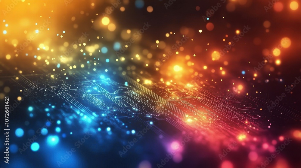 A colorful background with a lot of dots and a blue line. The background is a mix of blue and red A colorful background with a lot of dots and a blue line. The background is a mix of blue and red