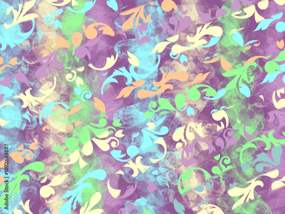 Abstract artistic background print decorative art design wallpaper painting Abstract artistic background print decorative art design wallpaper painting