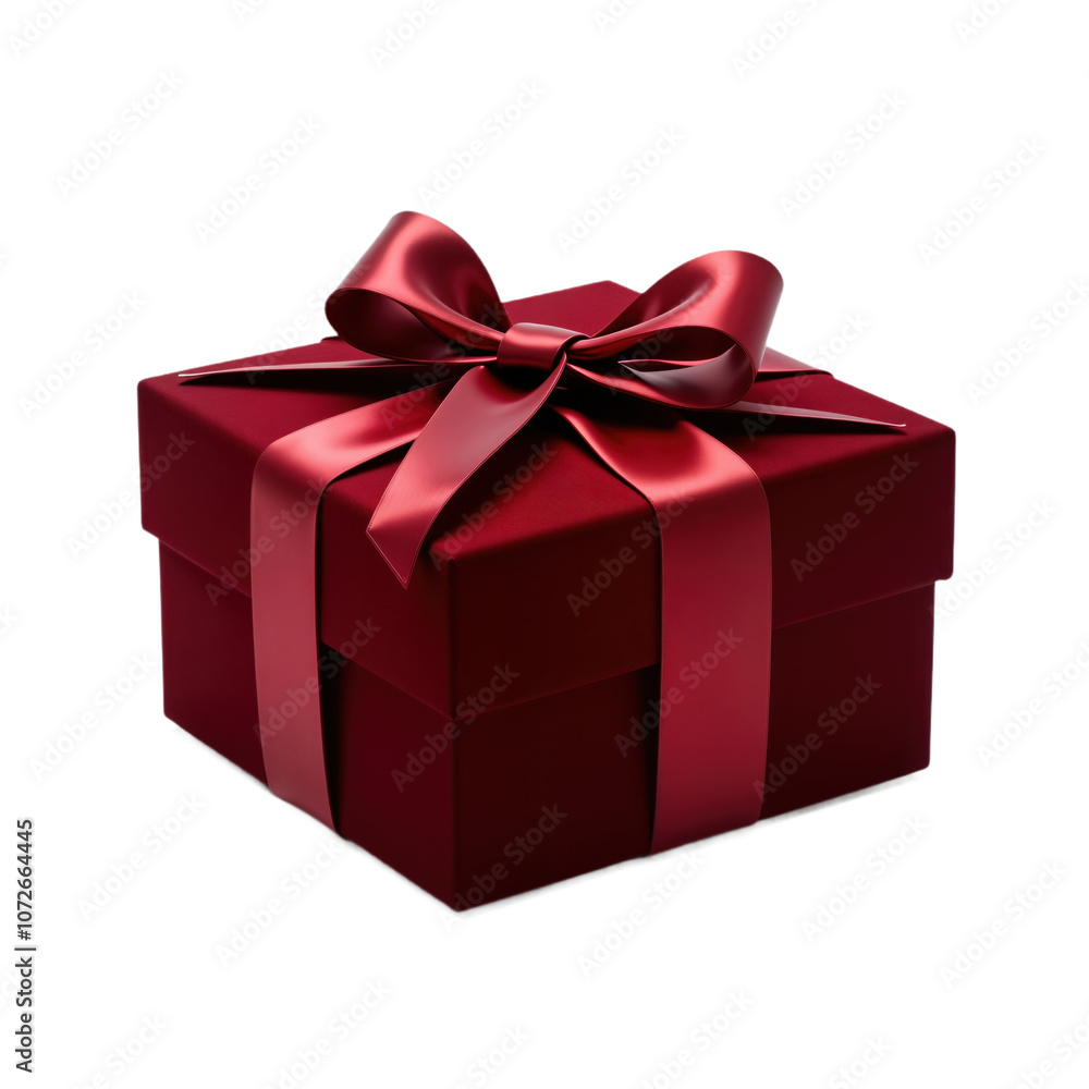 Red velvet gift box with a red ribbon bow. Present with satin ribbon. Holiday gift idea. Christmas, birthday, anniversary, Valentines day. Surprise gift for her, him, or friends. Romantic present. Png Red velvet gift box with a red ribbon bow. Present with satin ribbon. Holiday gift idea. Christmas, birthday, anniversary, Valentines day. Surprise gift for her, him, or friends. Romantic present. Png