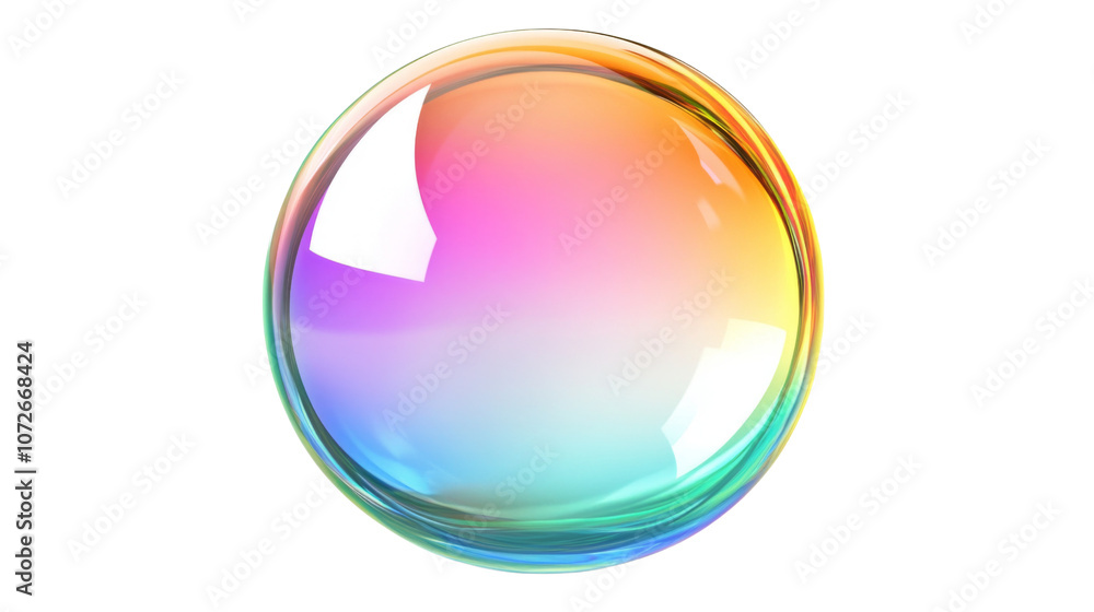 abstract colorful ball on a transparent background abstract colorful ball on a transparent background